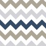Papel de Parede Chevron Cinza com Azul e Marrom-60x300cm - 3