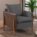 Ver imagem 2 de Kit 2 Poltronas de Veludo com Pés em Madeira Eucalipto MM25 Martins Estofados