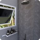 Ver imagem 2 de Suporte Porta Shampoo Para Banheiro Branco Empire