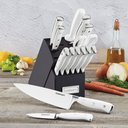 Ver imagem 4 de Cuisinart Conjunto de Facas 15 Peças com Bloco em Inox e Cabo Branco/azul