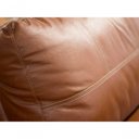 Ver mais imagens de Sofá de Couro Canto Marrocos 3 Lugares com Chaise Direita Conhaque com Brilho - Mempra Design