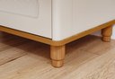 Ver imagem 7 de Cômoda de Bebê com 4 Gavetas 1 Porta Bala de Coco Off White/Nature Expresso Móveis Branco