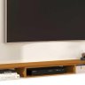 Painel Para TV 55 Polegadas Ripado 180cm Aston EDN Off White/Cedro - 4