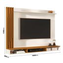 Ver imagem 6 de Painel Para TV 55 Polegadas Ripado 180cm Aston EDN Off White/Cedro