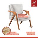 Ver imagem 5 de Kit 2 Poltronas Decorativa Bucle para Sala de Estar Mm29 Estofado Martins