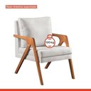 Ver imagem 6 de Kit 2 Poltronas Decorativa Bucle para Sala de Estar Mm29 Estofado Martins