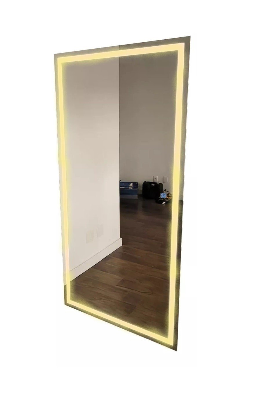 Espelho Jateado Iluminado com Led Quente e Touch 180x80cm Vertical - 4