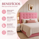Ver imagem 6 de Cabeceira Casal Queen Cama Box Estofada Virginia 160 cm Veludo