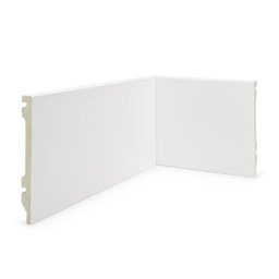 Rodapé de Poliestireno 15cm X 15mm X 2,40m Liso Nfr Rodapés - 2