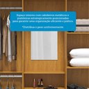 Ver imagem 6 de Guarda-Roupa Solteiro 4 Portas 3 Gavetas Capelinha com Espelho 164cm Espresso Móveis Marrom/Cinamomo