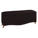 Ver imagem 7 de Cabeceira e Calçadeira Baú Cama Box Casal King Size Belize 195cm Corano Marrom - Desk Design