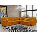 Ver imagem 3 de Sofá Magno 3.32x2.57m de Canto, Retrátil e Reclinável - Terra