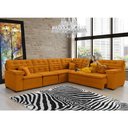 Ver imagem 1 de Sofá Magno 3.32x2.57m de Canto, Retrátil e Reclinável - Terra