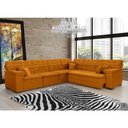 Ver imagem 6 de Sofá Magno 3.32x2.57m de Canto, Retrátil e Reclinável - Terra