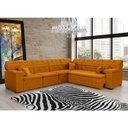 Ver imagem 2 de Sofá Magno 3.32x2.57m de Canto, Retrátil e Reclinável - Terra