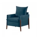 Ver imagem 6 de Kit 2 Poltronas em Veludo com Pés em Madeira Eucalipto Mm23