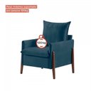 Ver mais imagens de Kit 2 Poltronas em Veludo com Pés em Madeira Eucalipto Mm23