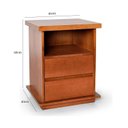 Ver imagem 4 de Mesa de Cabeceira Arthur Madeira Maciça Marrom