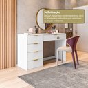 Ver imagem 7 de Penteadeira com Porta Objetos e 5 Gavetas Vita