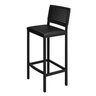 Conjunto Bistrô Bar Ripado 1 Mesa Tampo Madeira Maciça Redondo 3 Banquetas Madri - 16