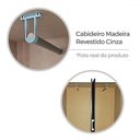 Ver imagem 6 de Guarda-roupa Solteiro Panamá 4 Portas 2 Gavetas Preto - Fellicci