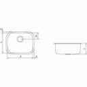 Ver imagem 2 de Cuba de Embutir para Cozinha Tramontina Maxi Cuba 50 Plus BS Válvula 4.1/2
