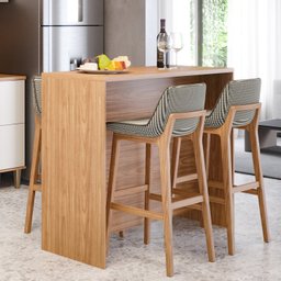Bancada Ilha Gourmet 125 Cm - 1