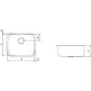 Ver imagem 2 de Cuba de Embutir para Cozinha Tramontina Maxi Cuba 50 Plus BS Válvula 3.1/2