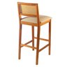 Kit 3 Banquetas Rattan com Pés em Madeira Maciça Ariel - 3