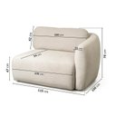 Ver mais imagens de Sofá Modular 4 Lugares Com Sumiê Orla CabeCasa MadeiraOriginals