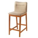 Ver imagem 3 de Kit 3 Banquetas em Madeira Maciça Nadir