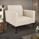 Ver imagem 2 de Poltrona Pés Villach Marisa Corino Bege D03 - D'Rossi