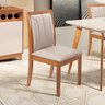 Conjunto 4 Cadeiras em Madeira Maciça Estofadas Premium Espresso Móveis - 4