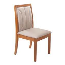 Conjunto 4 Cadeiras em Madeira Maciça Estofadas Premium Espresso Móveis - 2