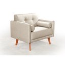 Ver imagem 2 de Poltrona Moderna Luma Decoração Sala, Varanda, Recepção