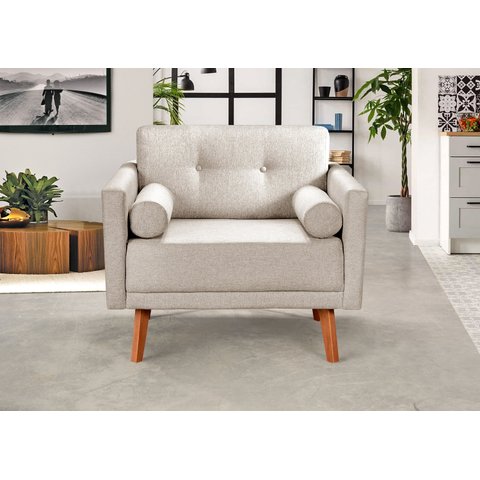 Poltrona Moderna Luma Decoração Sala, Varanda, Recepção