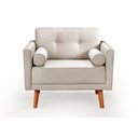 Ver imagem 4 de Poltrona Moderna Luma Decoração Sala, Varanda, Recepção