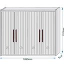 Ver imagem 3 de Guarda-roupa de Casal 4 Portas Potente