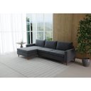 Ver imagem 2 de Sofá Viena com Chaise 2,40m em Linho Cinza Médio - Home Mobily