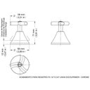 Ver imagem 2 de Kit 2 Acabamentos para Registro Fabrimar 1/2" e 3/4" Docolprimor