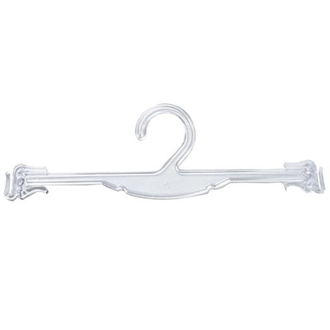 Cabide para Lingerie Cristal com Encaixe para Alças Organizadores Expositores Lojas