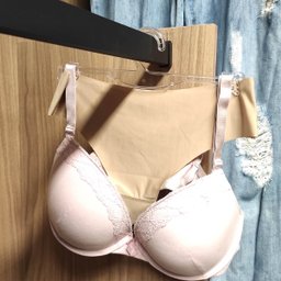 Cabide para Lingerie Cristal com Encaixe para Alças Organizadores Expositores Lojas - 8