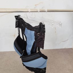 Cabide para Lingerie Cristal com Encaixe para Alças Organizadores Expositores Lojas - 2