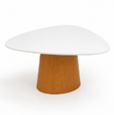Ver imagem 6 de Mesa Orgânica Canya 85x90cm - Laca Branca