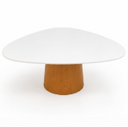Ver imagem 4 de Mesa Orgânica Canya 85x90cm - Laca Branca