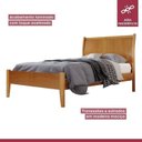 Ver mais imagens de Conjunto Quarto de Solteiro Cama e Cômoda 5 Gavetas com Sapateira
