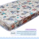 Ver imagem 4 de Quarto de Bebê Completo com Berço Mini Cama com Colchão e Cômoda 100% MDF Encanto