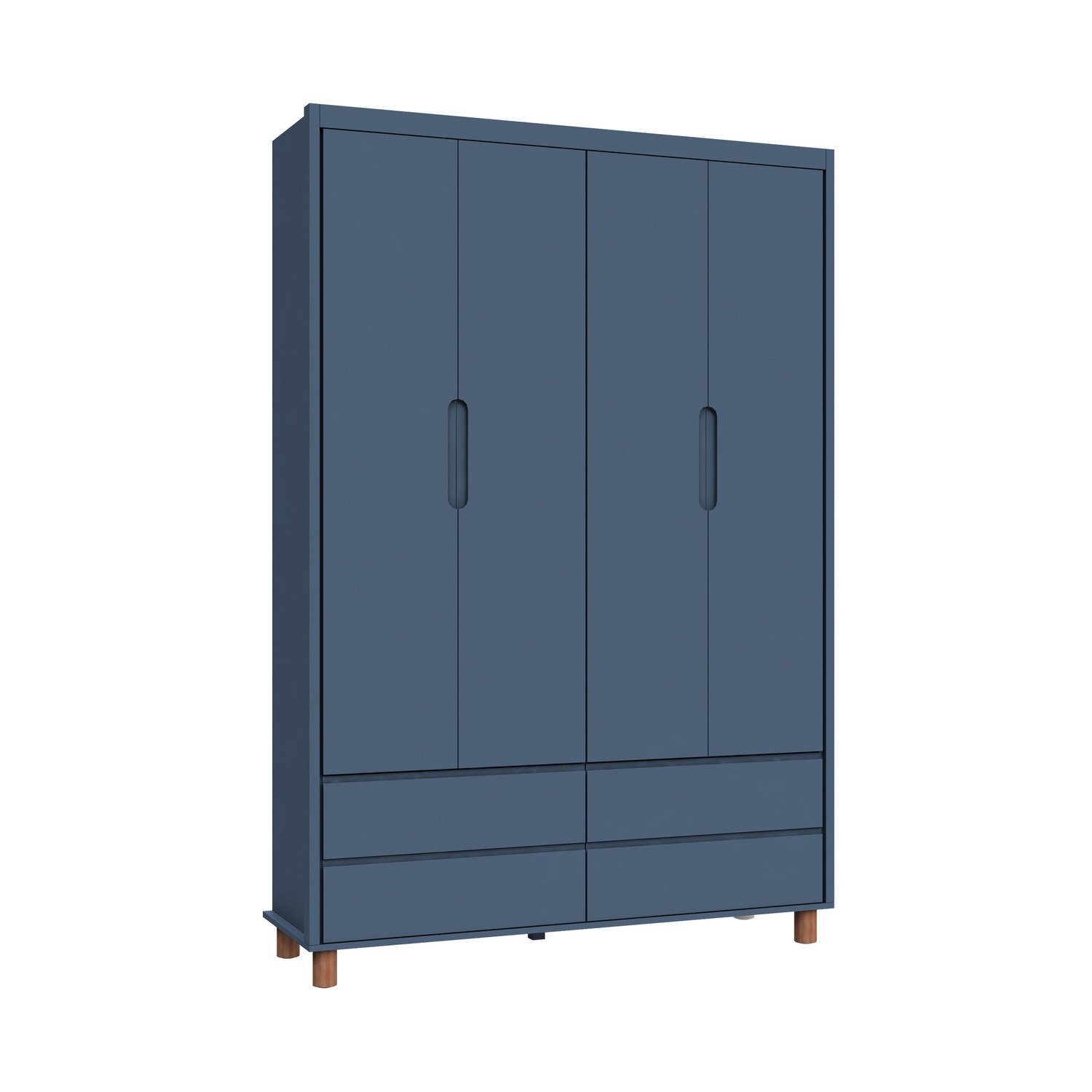 Guarda-roupa Infantil 4 Portas e 4 Gavetas Atenna | MadeiraMadeira