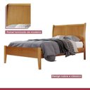 Ver imagem 7 de Conjunto Quarto de Solteiro 2 Camas e Cômoda 5 Gavetas com Sapateira