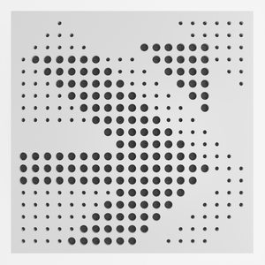 Painel Acústico Absorvedor Decorativo Skal04 60x60mm Maestra:branco